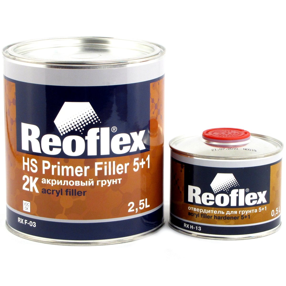 Reoflex акриловый грунт HS Primer Filler 4+1 (0.8+0.2)